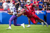 NCAA Football: Texas Christian at Kansas