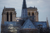 The Notre-Dame de Paris cathedral before its reopening