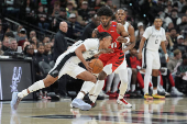 NBA: Portland Trail Blazers at San Antonio Spurs