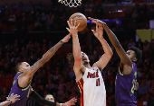 NBA: New Orleans Pelicans at Miami Heat