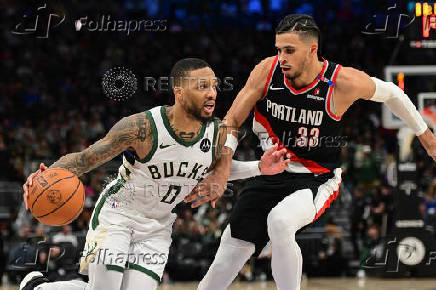 NBA: Portland Trail Blazers at Milwaukee Bucks