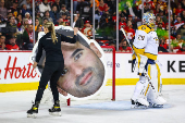 NHL: Nashville Predators at Calgary Flames