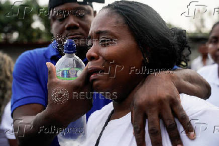 Families of four boys found dead hold vigil, in Guayaquil