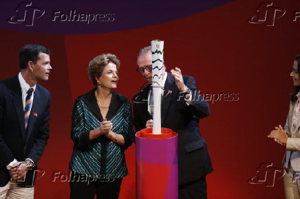 Dilma e Nuzman - Tocha Olmpica (DF)