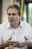 Camilo Santana (PT), governador do Cear, durante entrevista