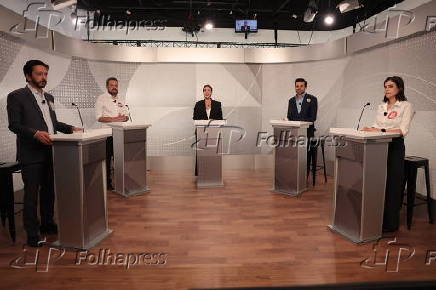 Debate Folha/UOL entre os candidatos  Prefeitura de SP