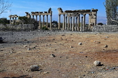 Damage following Israeli airstrikes near ancient ruins of Baalbek, Lebanon