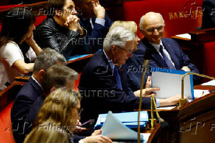 Questions to the government session at the National Assembly in Paris