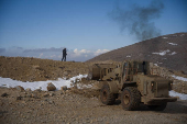 Israeli forces operate at a location given as Mount Hermon region