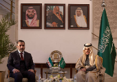 Syria's newly appointed Foreign Minister Asaad Hassan al-Shibani visits Riyadh