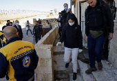 French Foreign Minister Barrot and German Foreign Minister Baerbock visit Sednaya prison