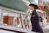 La princesa Leonor zarpa en el Juan Sebastin Elcano