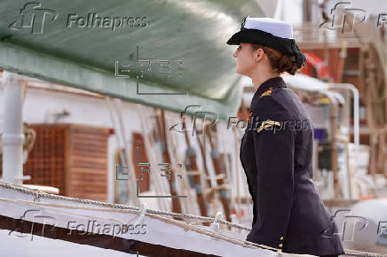 La princesa Leonor zarpa en el Juan Sebastin Elcano