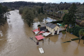 Storm Herminia hits western France