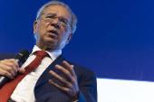 Ministro Paulo Guedes durante a Summit Abrainc 2022 (SP)