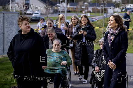 Queen Mary visits social Aars Residence in Jutland