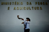 Activists take part in the global Fridays for Future climate strike, in Brasilia