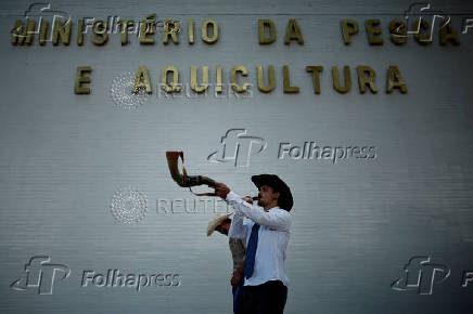 Activists take part in the global Fridays for Future climate strike, in Brasilia