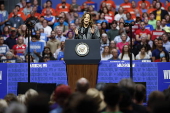 US Vice President Harris Campaigns in Madison, Wisconsin