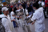 Protest against management of emergency response to the deadly floods in Valencia