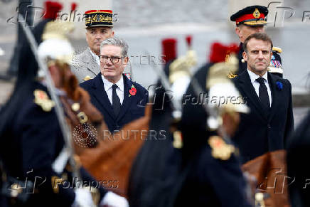 Commemorations of the 106th anniversary of WWI Armistice in Paris