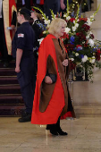 Britain's Queen Camilla is presented with an Honorary Doctorate of Literature in University of London