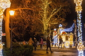 'Gardens of Light' Christmas illumination in Plock