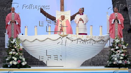 Pope Francis visits Corsica