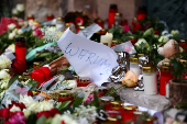 Aftermath of Christmas market attack, in Magdeburg