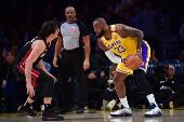 NBA: Miami Heat at Los Angeles Lakers