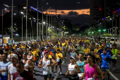 El brasileo Johnatas Cruz y la venezolana Magaly Garca ganan el Maratn CAF 2025