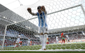 Football - Men's Group B - Argentina vs Morocco