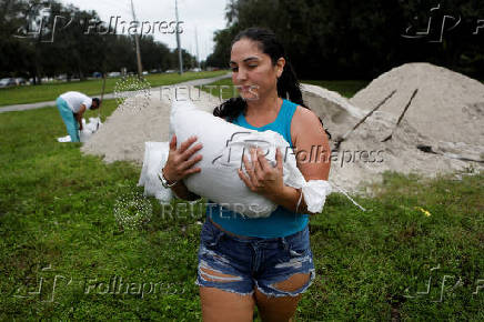 Preparations for Tropical Storm Milton, in Seminole, Florida