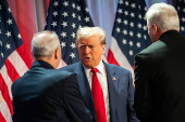 US President-elect Trump at House Republicans meeting in Washington, DC