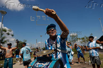 Aficionados llegan a la final de la Copa Sudamericana