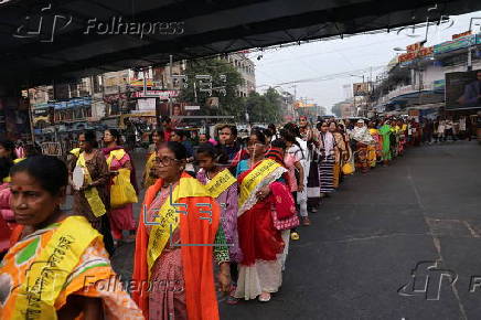 Mass rally in Kolkata to protest violence against women