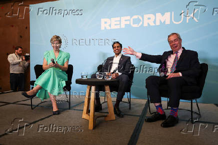 Reform UK press conference, in London