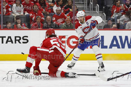 NHL: Montreal Canadiens at Detroit Red Wings