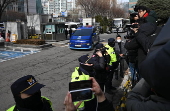 South Korea's impeached President Yoon Suk Yeol arrives for court