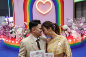 LGBTQ+ couples register as Thailand?s same-sex marriage law takes effect in Bangkok