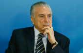O presidente Michel Temer no lanamento da Plataforma Digital do Programa Emprega Brasil