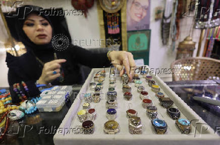 Prayer beads manufacturer in Egypt, popular during season of during the Muslim holy month of Ramadan in Cairo