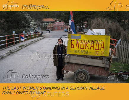 The Wider Image: The last women standing in a Serbian village swallowed by mine