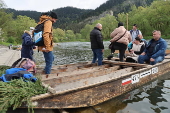 Start of the rafting season in Sromowce Nizne