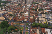 Vista area da cidade de Ribeiro Preto