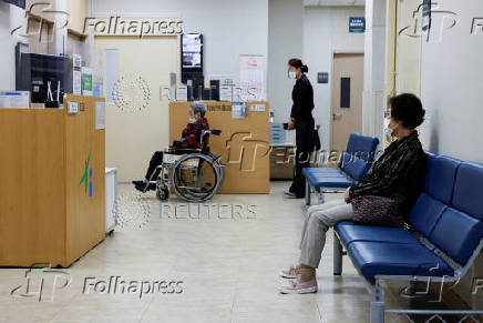 Patients wait for medical treatment at Incheon Medical Center