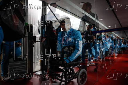 Argentinian Paralympics delegation leave Paris