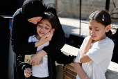 Funeral for Palestinians killed in an Israeli airstrike, in Tubas