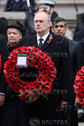 Remembrance Sunday ceremony in London