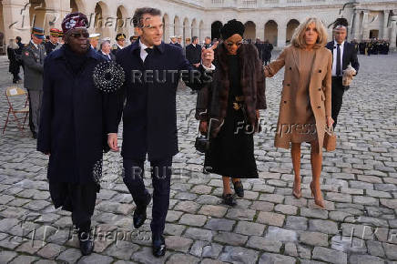 French President Macron meets Nigeria's President Bola Tinubu in Paris